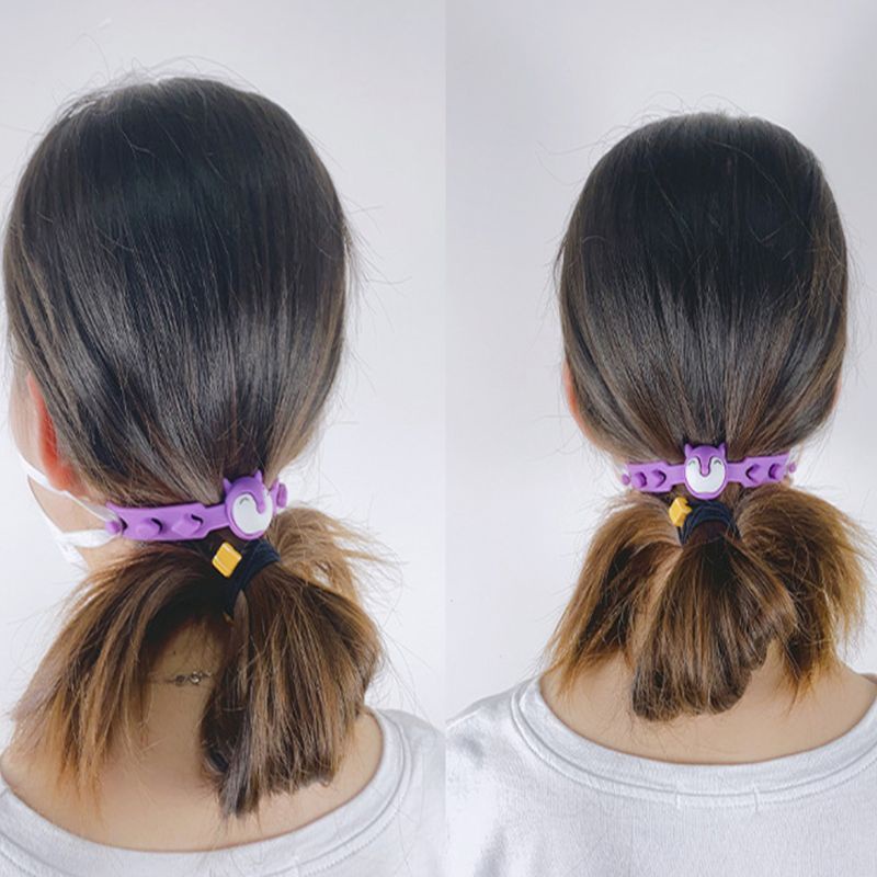 Set 5 Móc Khóa Dây Thừng Nối Dài Kiểu Hoạt Hình Chống Nhìn Trộm Cho Bé