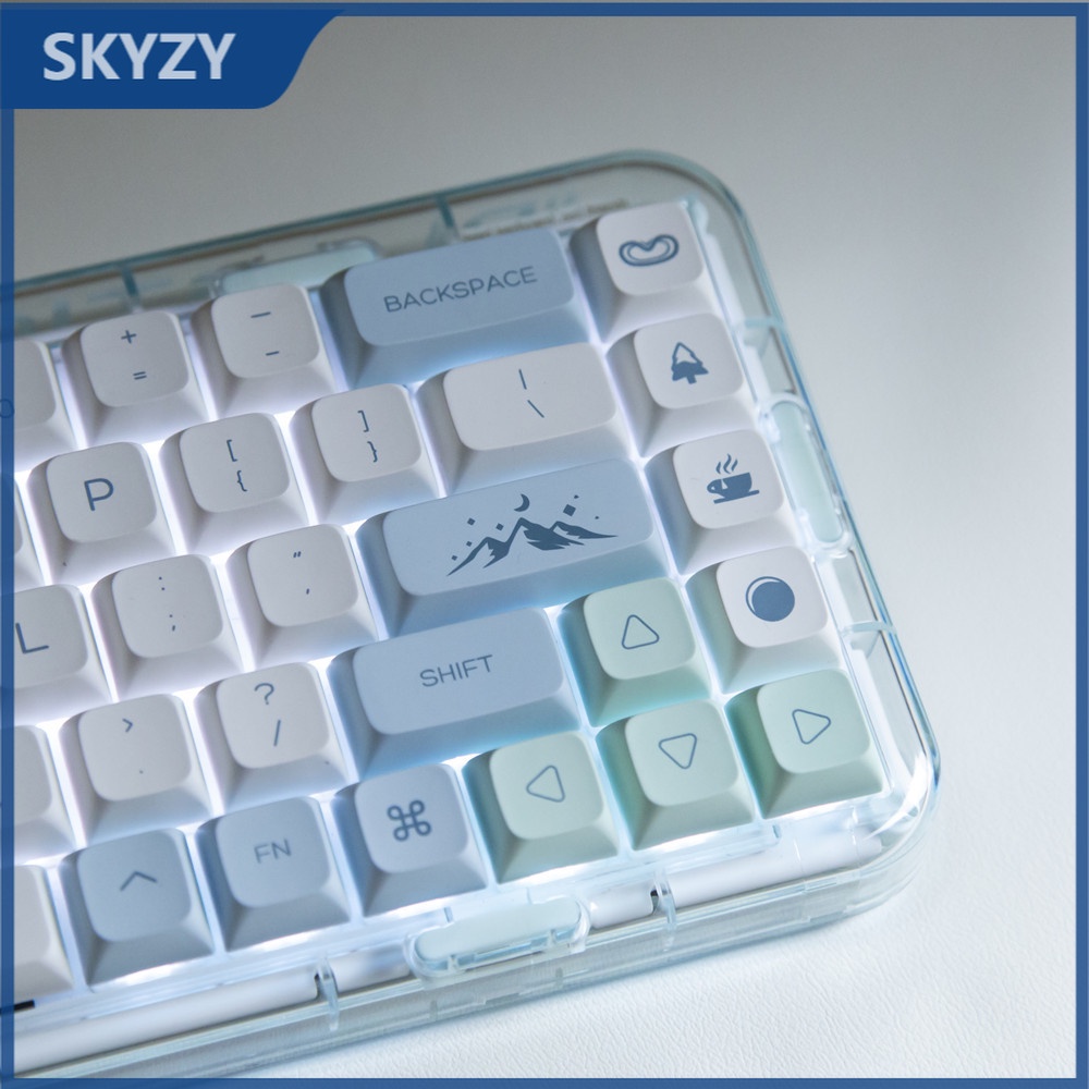Snow Mountain Keycap XDA Cấu hình Iceberg 134 Phím PBT DYE SUB Bàn phím cơ học Keycaps