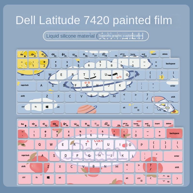 Phù Hợp Film Dán Bảo Vệ Bàn Phím Máy Tính Dell 7420 Notebook 7410 Bằng Silicon