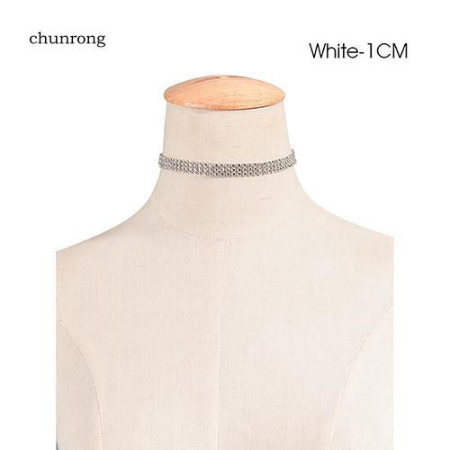 Vòng cổ choker nữ đính đá kim cương nhân tạo cao cấp