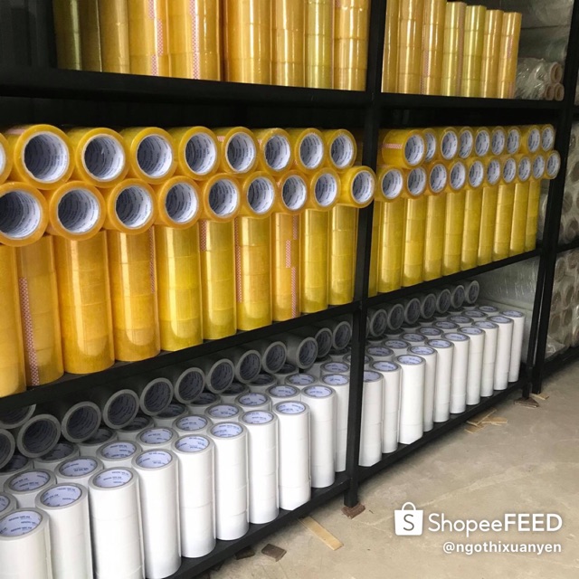 Băng keo trong vàng 4,8mm x 200 yard