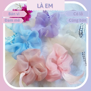 Cột tóc Scrunchie Dây Buộc Tóc Nữ Von Phong Cách Hàn Quốc Siêu Xinh