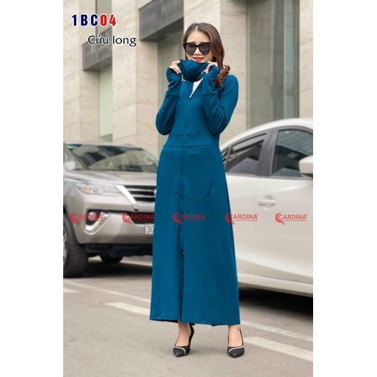 Áo Chống Nắng Nữ 2 Lớp Dáng Dài Liền Thân Chất Thông Hơi Cao Cấp Chống Tia UV