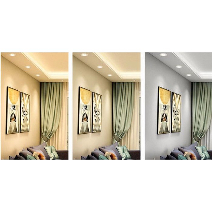 Bộ 3 đèn Led rọi ray ông bơ 30W trang trí shop Tặng kèm thanh ray 1m HL Lighting