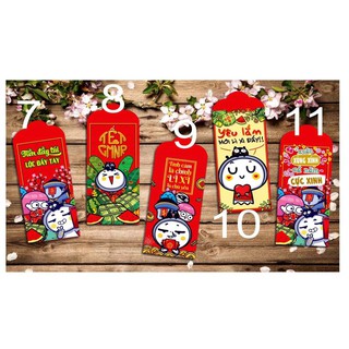 [LÌ XÌ TẾT] COMBO 10 LÌ XÌ TẾT 2021 TÂN SỬU CAO CẤP - CỰC CHẤT