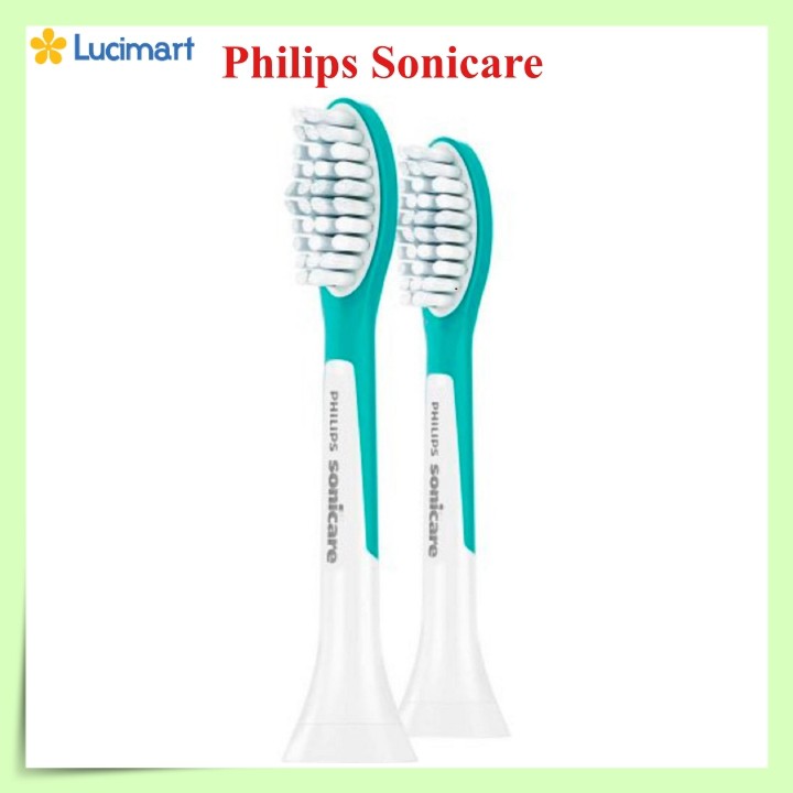 Đầu bàn chải điện trẻ em Philips Sonicare cho bé từ 7 tuổi HX6042 Kids Brush Head Standard [Hàng Mỹ]