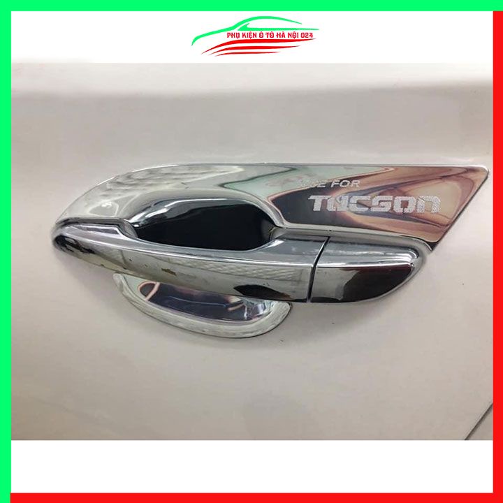 Ốp tay hõm Tucson 2022-2023 mạ Crom chống trầy trang trí xe