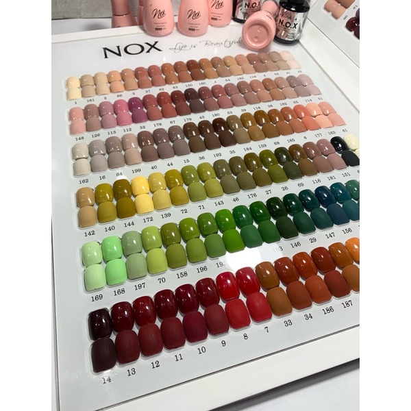 Sơn gel NOX Hơn 200 Màu.Chất sơn xịn ko đổi