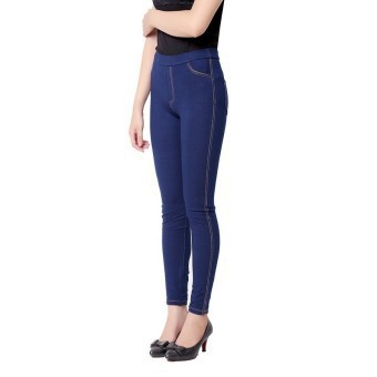 {SALE} {GIÁ SỈ SLL} QUẦN L91 LEGGING GIẢ JEAN CẠP CHUN Sieu hot