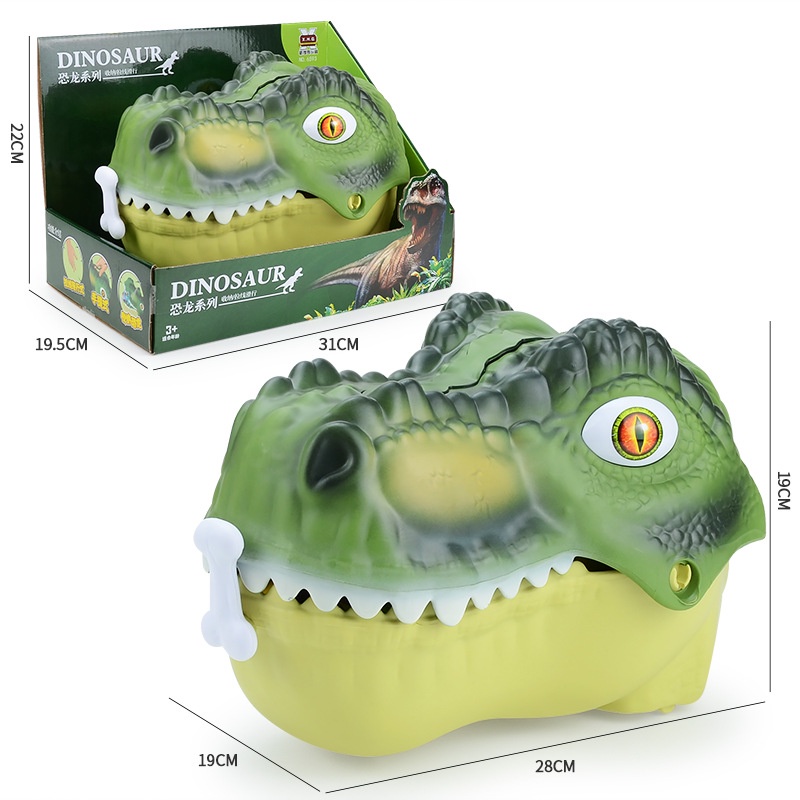 Đồ chơi ZHAN QI TOYS mô hình và hộp đựng các loài khủng long cho bé trai bé gái