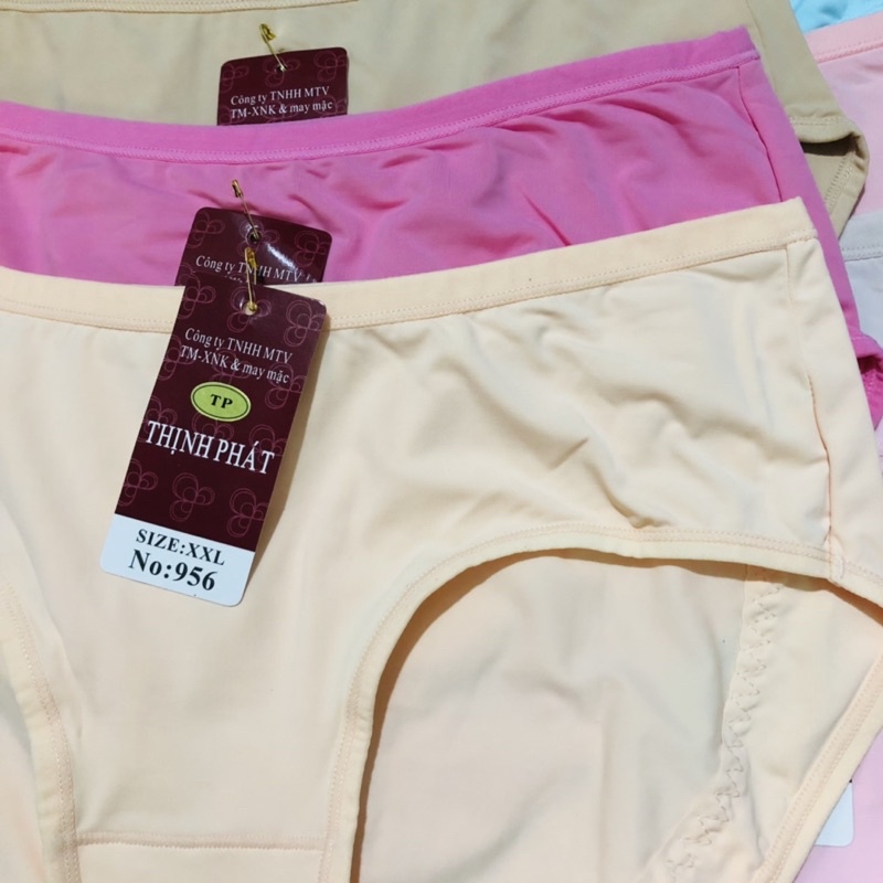 Set 5 Quần lót nữ Thịnh Phát thun lạnh nâng mông, quần chíp nữ size lớn