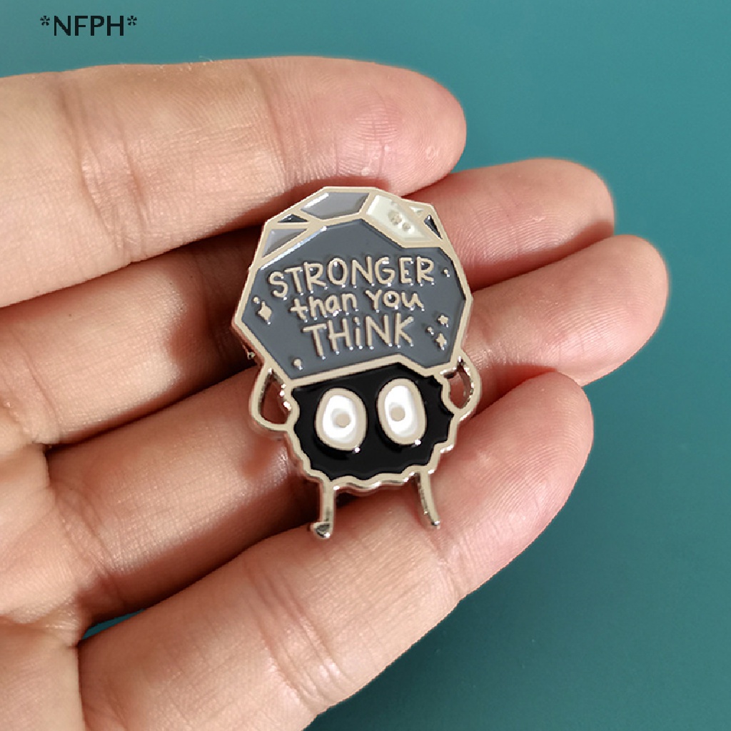 [NFPH] Trâm Cài Áo Tráng Men Soot Sprite Mạnh Mẽ Phụ Kiện Trang Sức [Hot