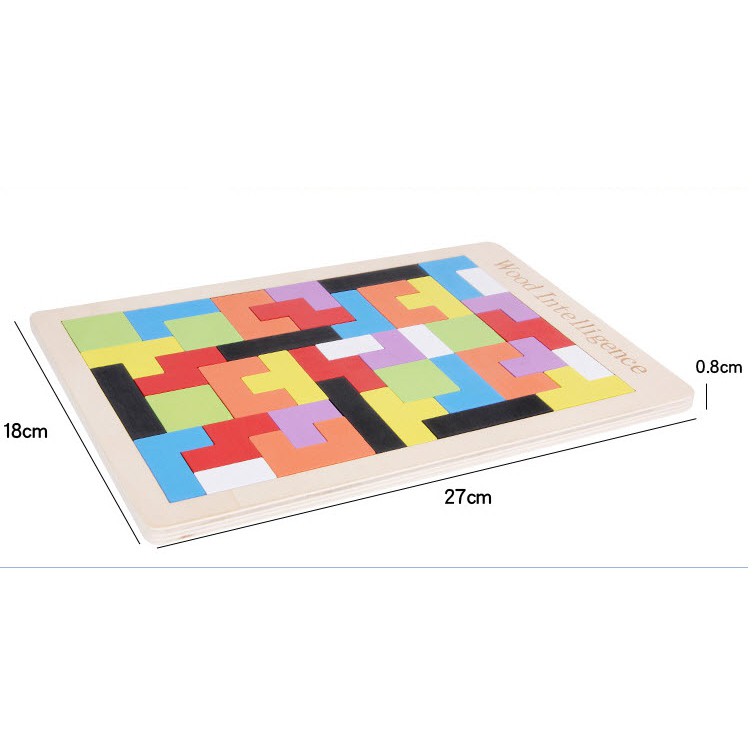 Xếp Hình Gỗ Đa Năng Việt Nam 6 Trong 1 Cho Bé Ghép Hình Trứng, Trái Tim, Tangram, Tetris,  Montessori