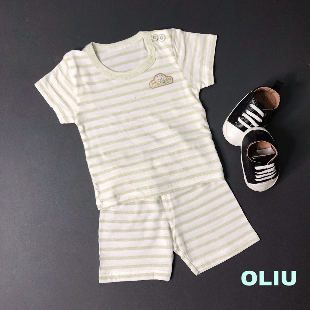Bộ quần áo ngắn tay sợi tre Luxury