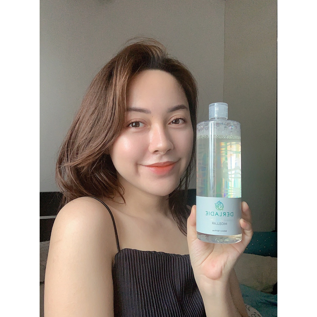 Nước Tẩy Trang Derladie Cây Phỉ Dành Cho Da Dầu Mụn Cleansing Water Witch Hazel