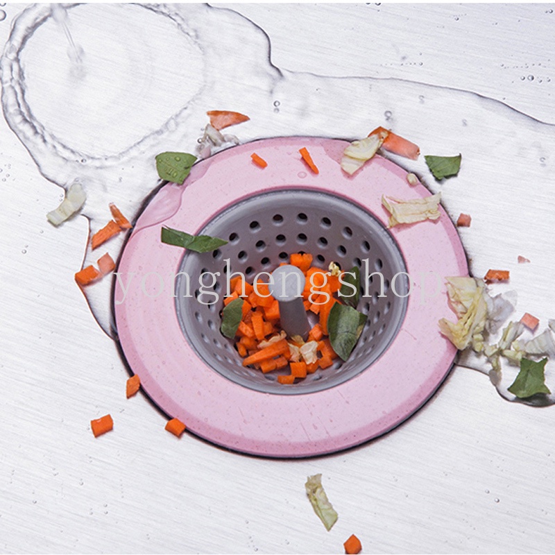 Nắp Silicone Lọc Rác Chống Tắc Nghẽn Ống Thoát Nước Nhà Tắm/Nhà Bếp