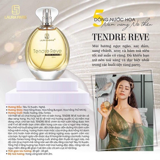 Nước hoa nữ Laura Paris No.03 Tendre Reve 10ml