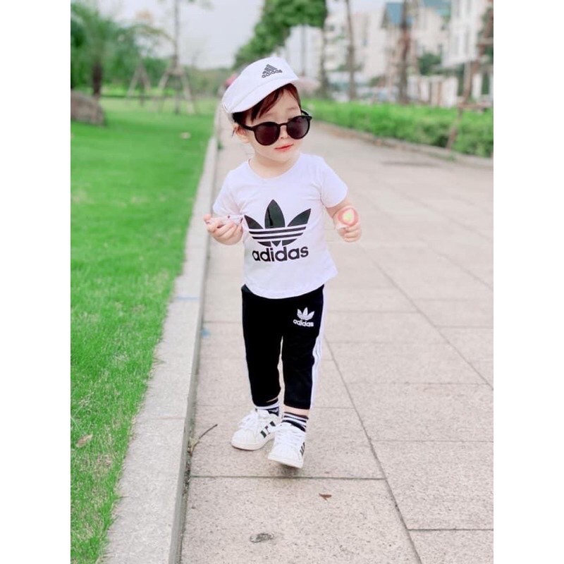 [XẢ GIÁ GỐC DỌN KHO] SET ADIDAS ÁO CỘC + QUẦN LEGGING BAO CHẤT ĐẸP CHO BÉ 🍀TIỆM MẸ KEM🍀