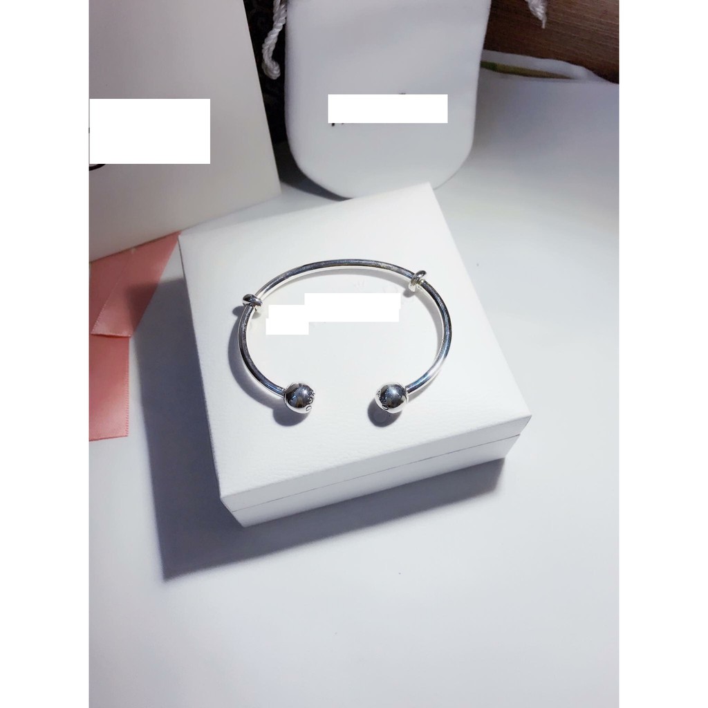 Kiềng chữ C bạc - Bạc Thái s925 chuẩn