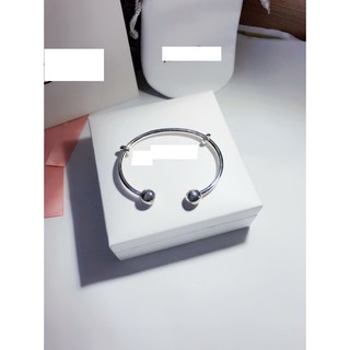 Kiềng chữ C bạc - Bạc Thái s925 chuẩn