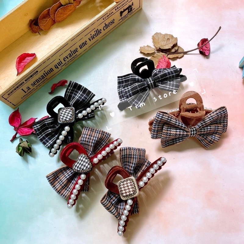 {Tim.Store}BẤU TÓC, KẸP THÂN CÁ MẬP HÀNG NHẬP ĐẸP, MÀU XÀ CỪ, HOT TREND ULLZANG