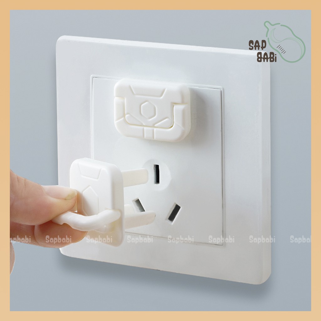 Bịt ổ điện có chốt an toàn, chống giật cho bé hàng cao cấp - 2 chân, 3 chân. Phù hợp mọi ổ cắm Việt Nam