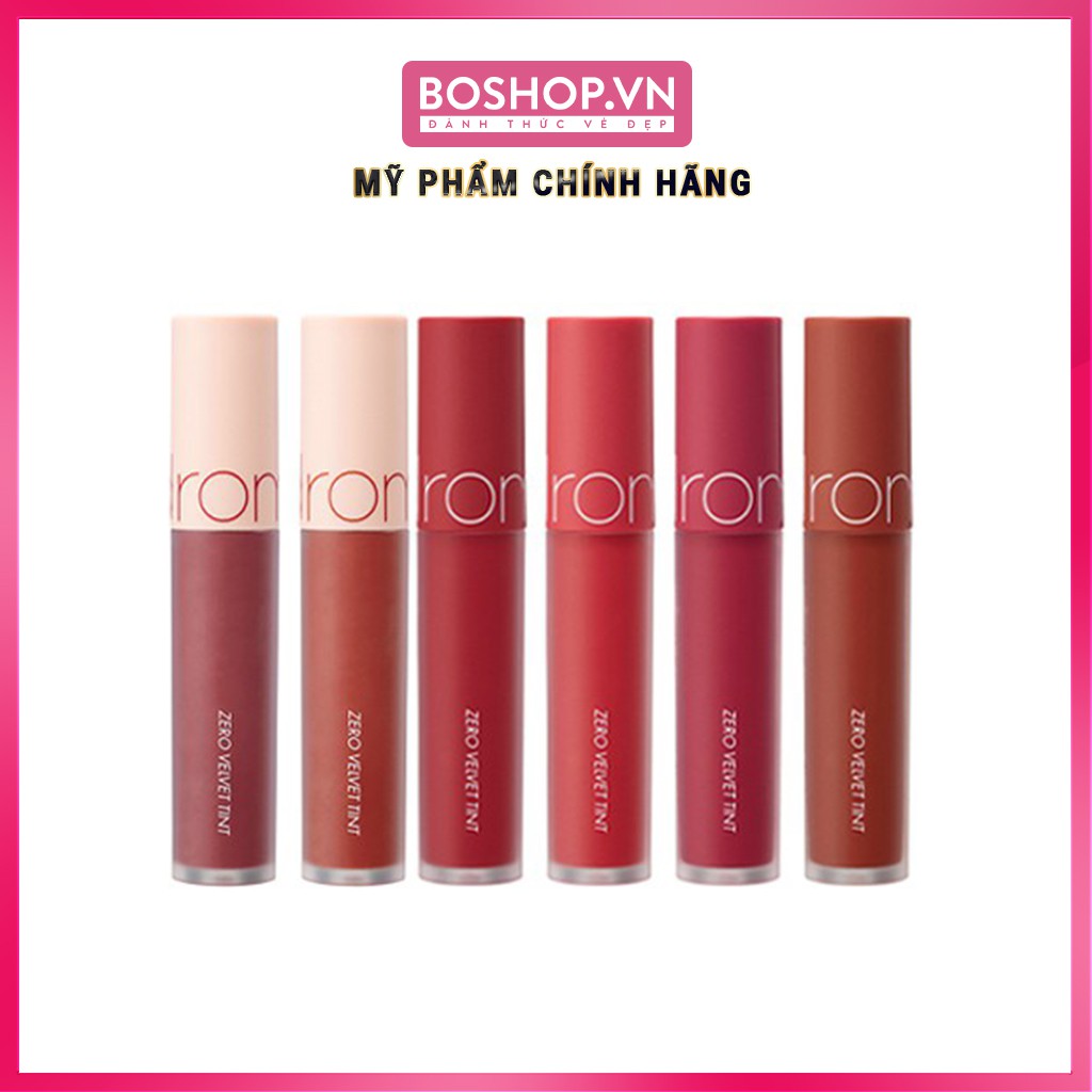 Son Kem Lì Romand Zero Velvet Tint Ver 2