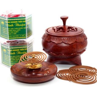 Nhang Khoanh Thảo Dược 4h/vòng (hộp 50 vòng)