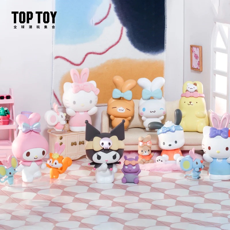 BLINDBOX hộp mù chính hãng Sanrio Cinnamoroll Kuromi Pochacco Dimoo các loại