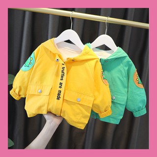 [Sale] Áo Khoác cho bé, Áo khoác gió cho bé trai bé gái kiểu dáng KHỦNG LONG ngộ nghĩnh Cao Cấp - full size cho bé