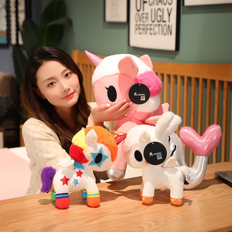 Đồ chơi nhồi bông Hình Kỳ Lân Tokidoki Dễ Thương 10/27/45CM