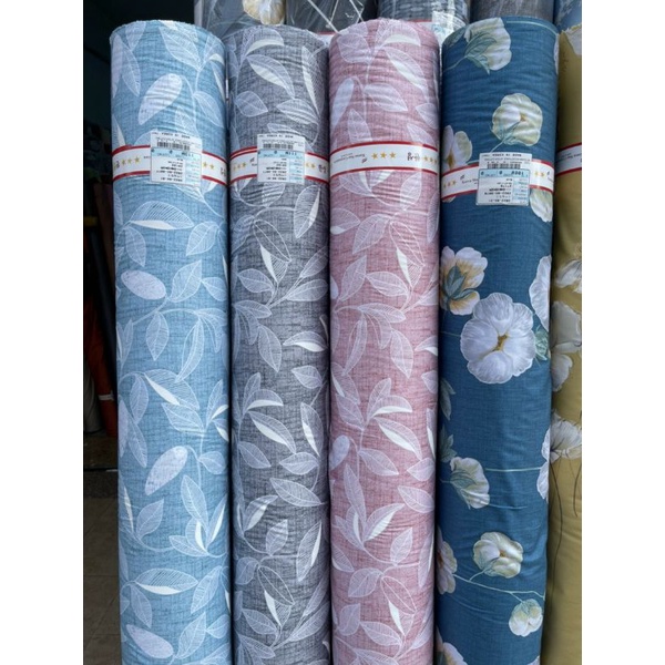 vải may ga gối cao cấp - cotton lụa Hàn Quốc nhập khẩu chính phẩm mẫu mới nhất 2022