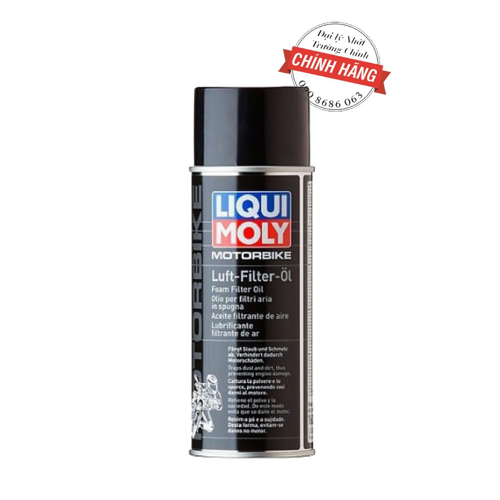 Dầu xịt bảo dưỡng lọc gió Liqui Moly Foam Filter Oil 400ml