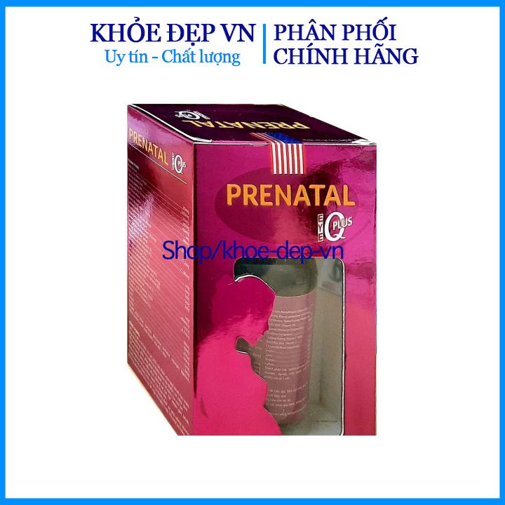 Viên uống Prenatal bổ bầu – Tốt cho phụ nữ mang thai – Bổ sung sắt, máu và acid folic, DHA, EPA, phát triển trí não – Hộ