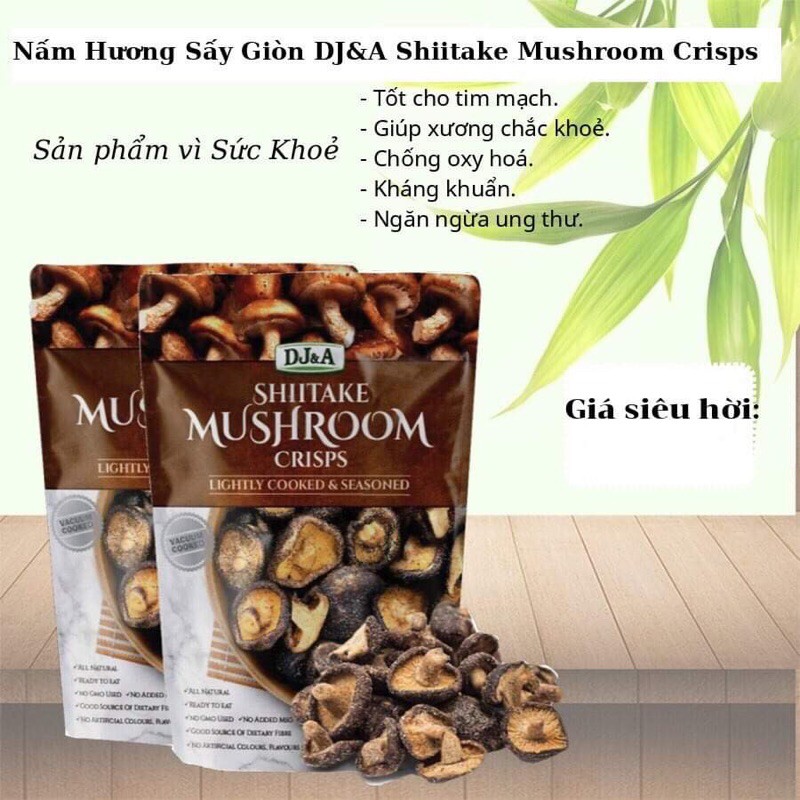 Nấm sấy giòn DJ&A Úc