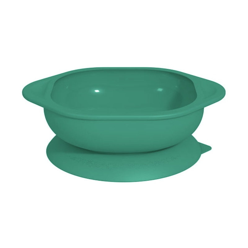 Bát Ăn Bằng Silicone Không BPA Màu Trơn Có Giác Hút Cho Trẻ Sơ Sinh