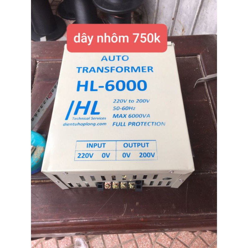 Biến áp cho bếp từ nội địa nhật 6kva