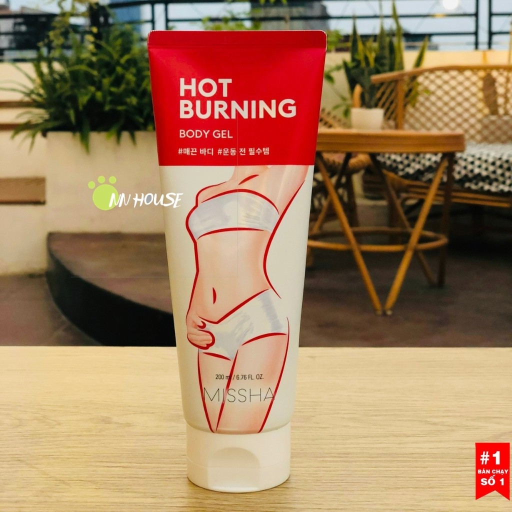 Kem tan mỡ bụng, đùi, cánh tay Missha Hot Burning Body Gel Hàn Quốc 200ml - NNHOUSE