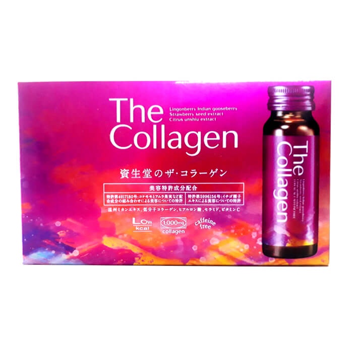 The Collagen Shiseido Nhật Bản hộp 10 chai x 50ml - Nước Uống Đẹp Da Chuẩn Nội Địa