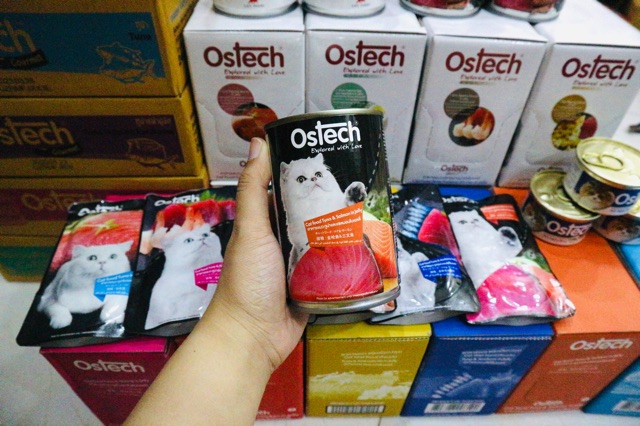 Pate lon cho mèo OSTECH BLACK LABEL 400gr