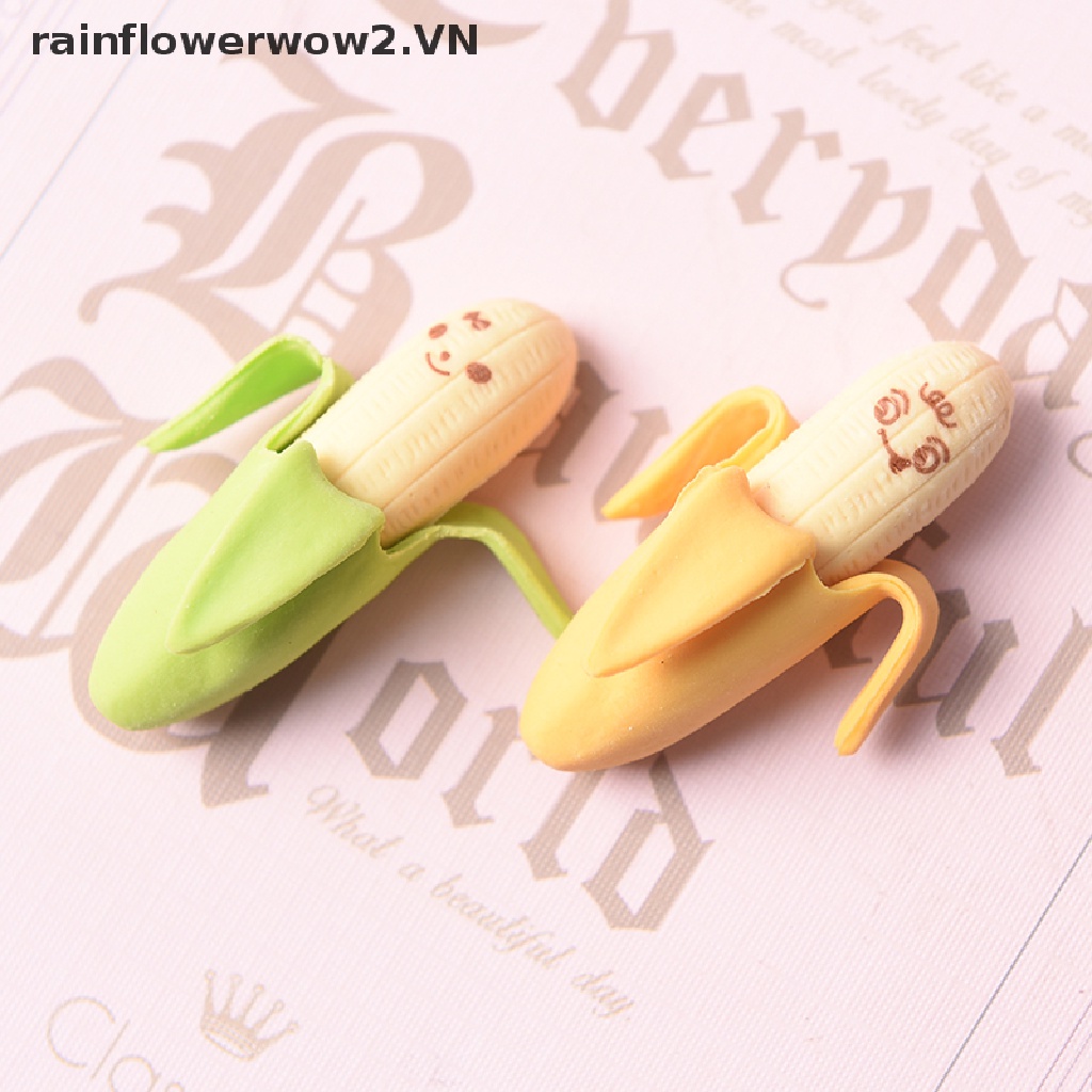 Bộ 2 Cục Tẩy Hình Quả Chuối Dễ Thương