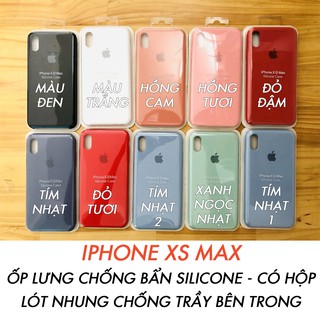 ỐP LƯNG ip XS MAX CHỐNG BẨN SILICON IP - CÓ HỘP - LÓT NHUNG CHỐNG TRẦY BÊN TRONG [HOCO ĐÀ NẴNG]
