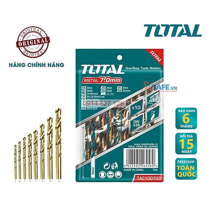 Mũi khoan Sắt TOTAL đủ size, rắn chắc bền đẹp, sử dụng cho tất cả các máy, Bh 12 tháng Kouritsu Official Store