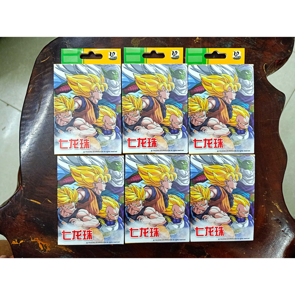 Bộ bài Tây anime dragon ball , bộ Tú 7 viên Ngọc rồng 54 lá