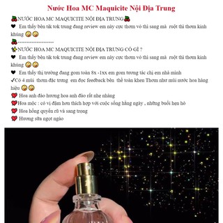 Nước Hoa MC MAQUICITE Minority Original Perfume 30ML