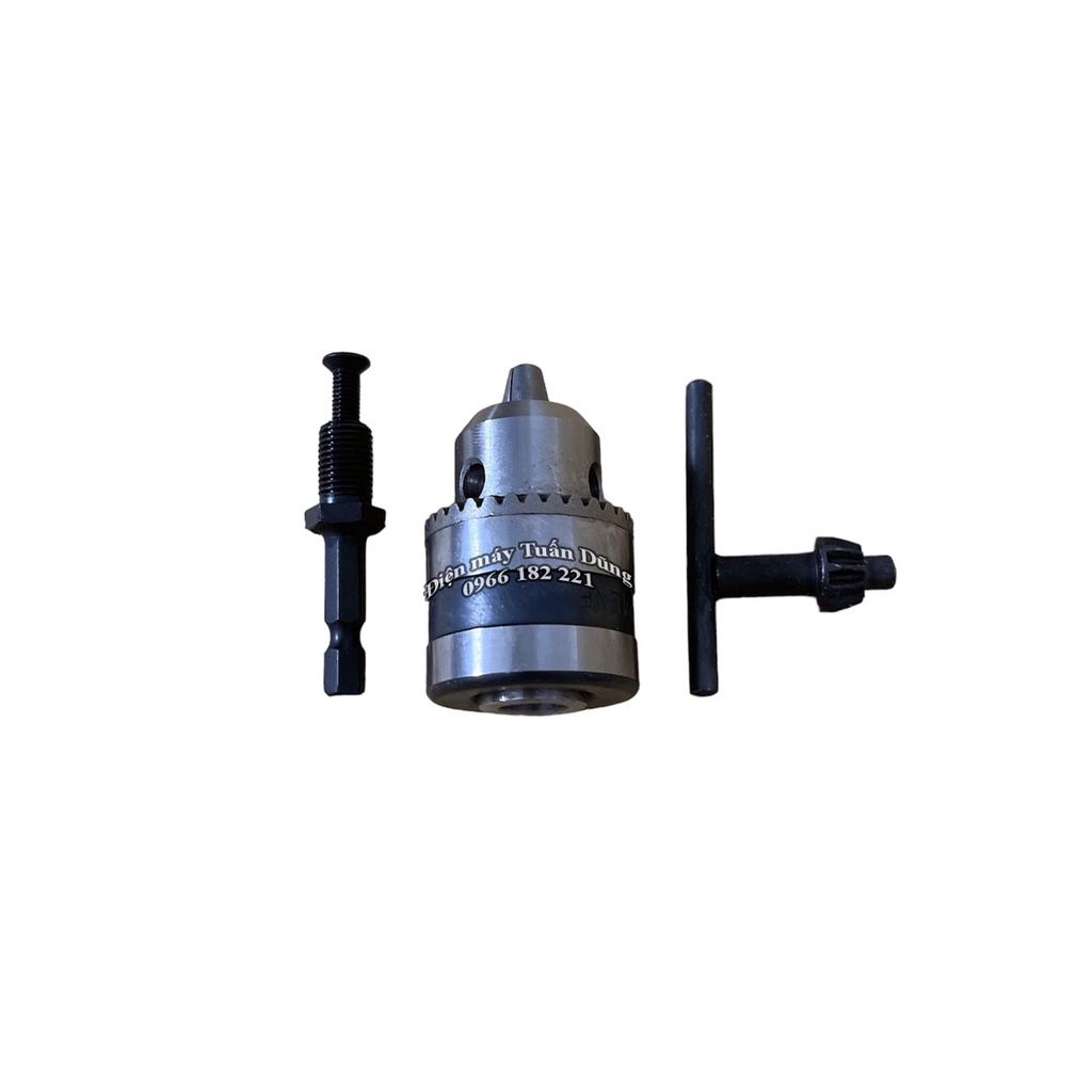 Nối lục giác 6.35 chuyển sang đầu khoan 10mm Sắt