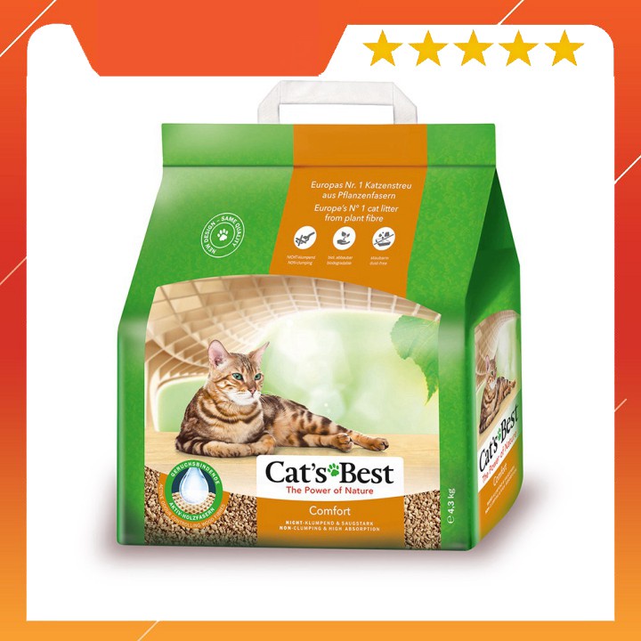 Cát vệ sinh hữu cơ Cat's Best - 10L (4.3kg)