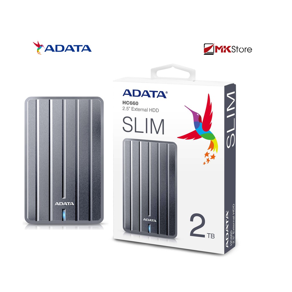 Ổ cứng di động ADATA 2Tb HV660 USB 3.2 Gen 1