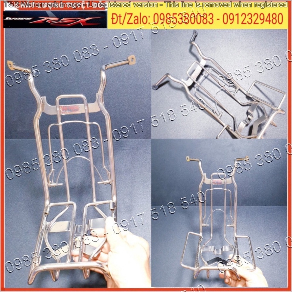 Baga Giữa Võng Xe INOX Dày 10 Ly Cho Honda Wave RSX Các Đời 2014 - 2021 (Ảnh tự chụp)