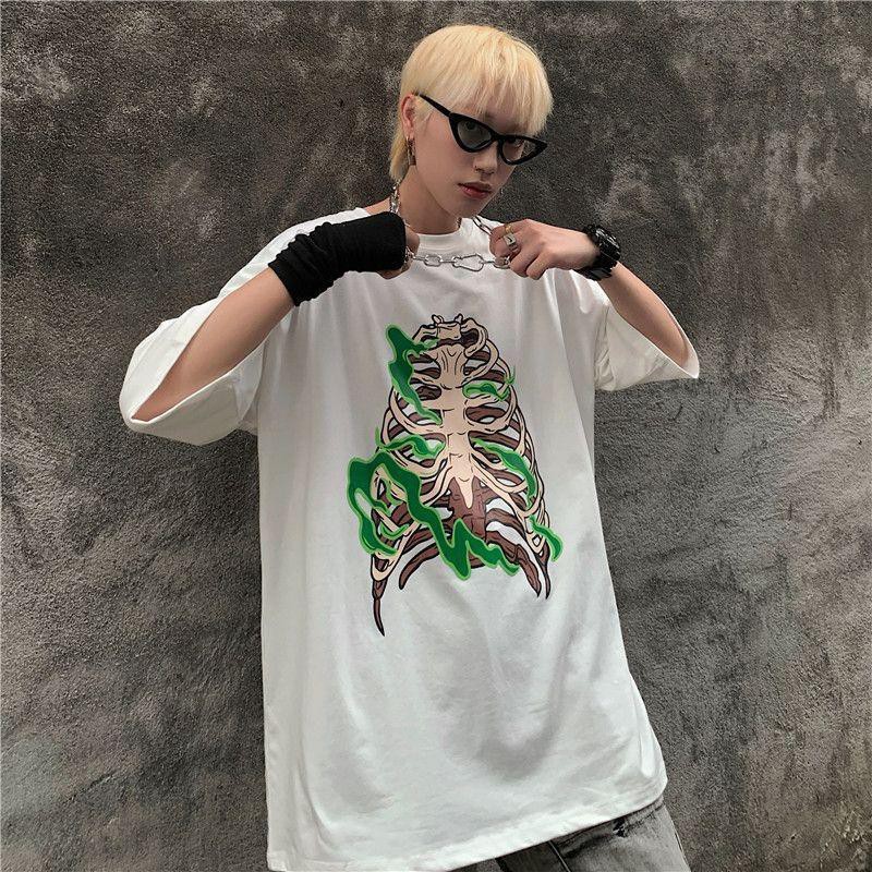 Áo thun tay lỡ form rộng unisex Satan Green Tiger.86 AFR139